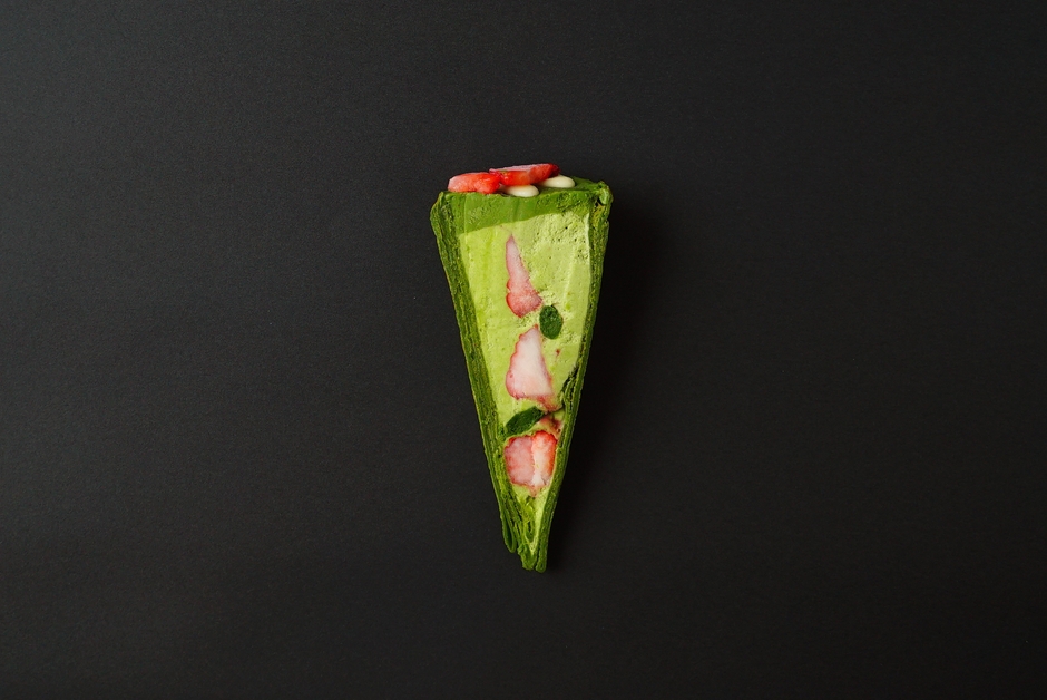 イチゴ・祇園辻利抹茶クリーム(3)