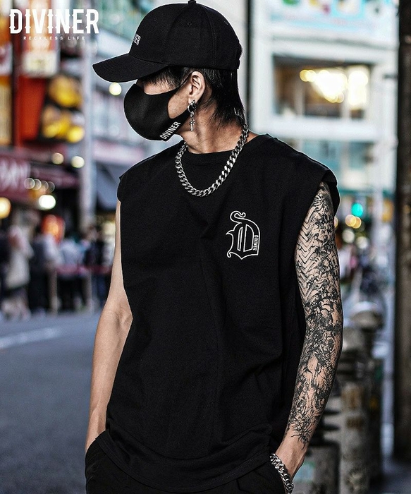 Back Cross NoSleeve （ブラック）