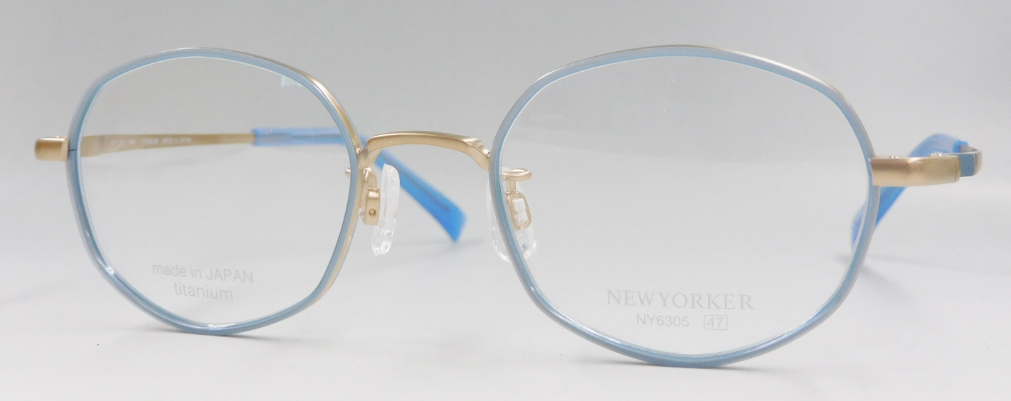 大人カジュアルな軽量メガネフレーム！NEW YORKER メガネ新型「N6305