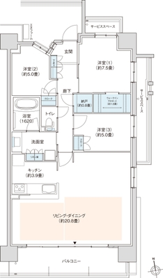 B-95Gtypeモデルルームプラン