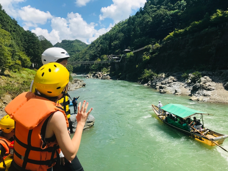岩の上からいってらっしゃい