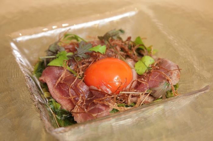 桜肉のすき焼き風