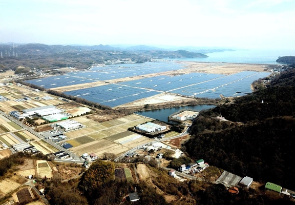 “日本最大級”のメガソーラー 「瀬戸内Kirei太陽光発電所建設プロジェクト」 発電所の試運転を開始しました！