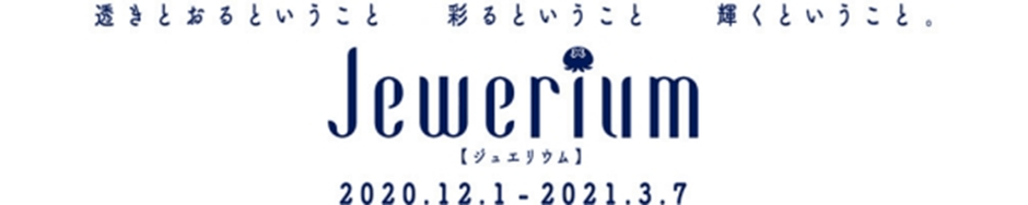 透きとおるということ 彩るということ 輝くということ「Jewerium」