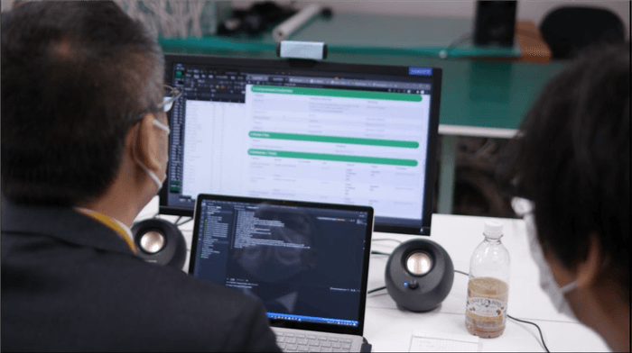 競技会中の運営の様子 その2