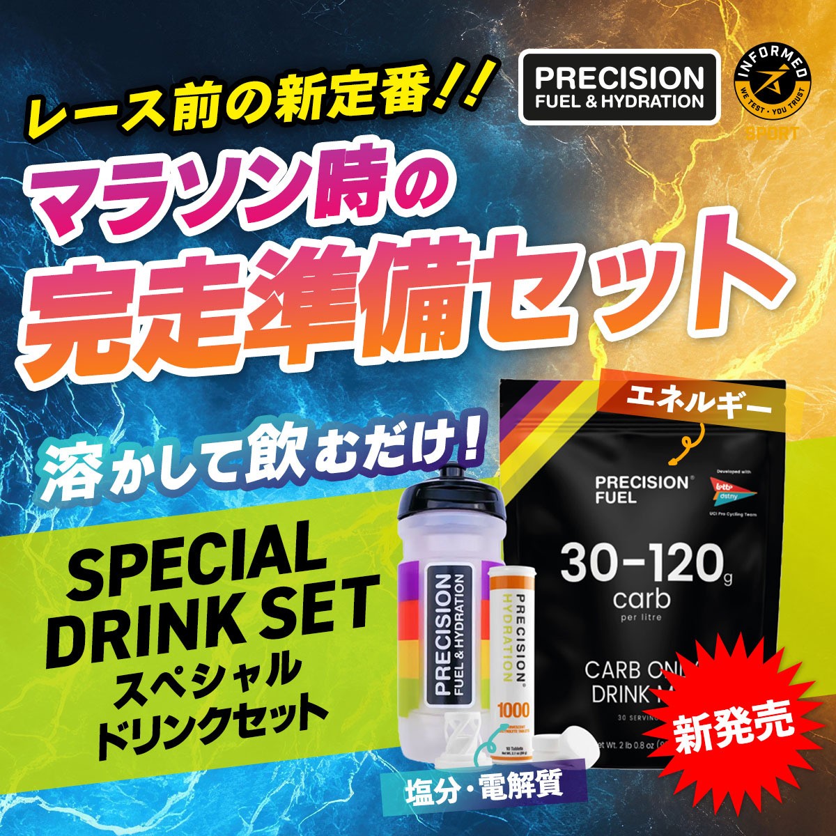 【新商品】「Precision Fuel & Hydration」SPRECIAL DRINK SET（スペシャルドリンクセット）販売開始！ 
