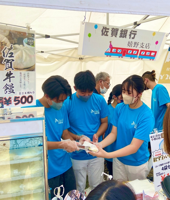 「西九州新幹線開業1周年記念イベントでの出店の様子」(2023年9月)