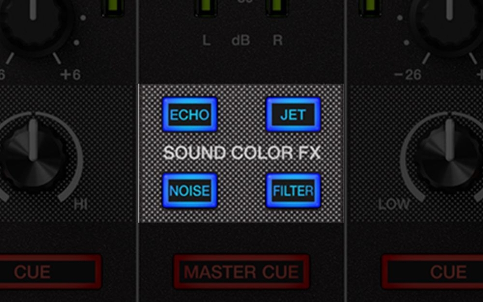 多彩なDJパフォーマンスを実現するエフェクト機能「SOUND COLOR FX」
