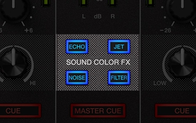 多彩なDJパフォーマンスを実現するエフェクト機能「SOUND COLOR FX」