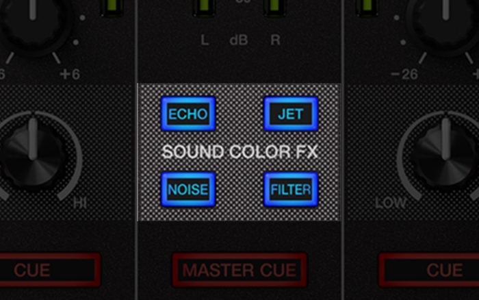 多彩なDJパフォーマンスを実現するエフェクト機能「SOUND COLOR FX」