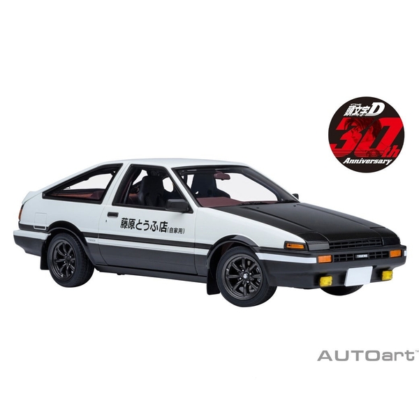 ミニカー AUTOart 1/18スケール トヨタ スプリンター トレノ (AE86) 「頭文字D」