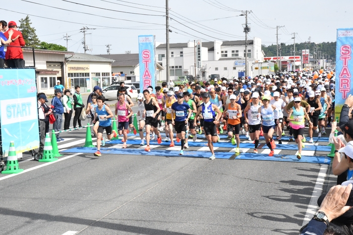 東北では数少ない5月開催のフルマラソン大会