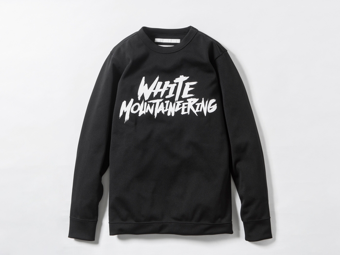 White Mountaineering PRINTED SWEAT SHIRT (BLACK) 