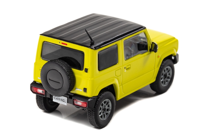 1/43 スズキ ジムニー XC (JB64W) 2018 Kinetic Yellow / ブラックルーフ:後