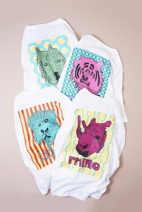 MIRACLE HAND PRINTED S/S TEE 各¥8,800 ※プリントはアソートとなります カラー展開:ホワイト