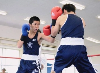 1/19（火）～1/21（木）近畿大学ボクシング部が韓国チームと親善合同練習　赤井英和総監督の長男・赤井英五郎氏も初参加