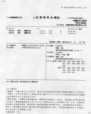 公開特許公報