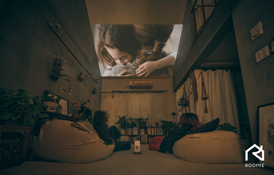 三角屋根投影イメージ