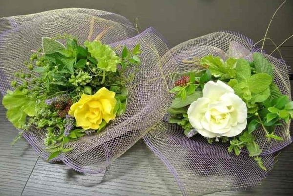 摘みたてハーブのブーケ（イメージ）