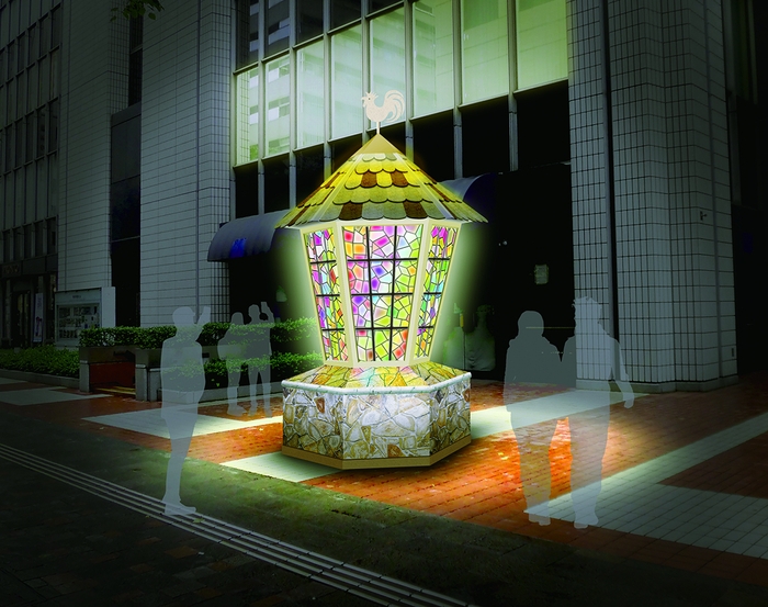 有楽町電気ビル イルミネーションオブジェ(イメージ)