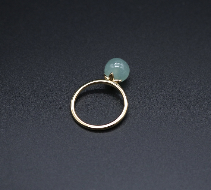 糸魚川翡翠リング・花蕾