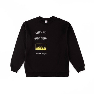 “Alone with”STUTS(BLACK)FRONT