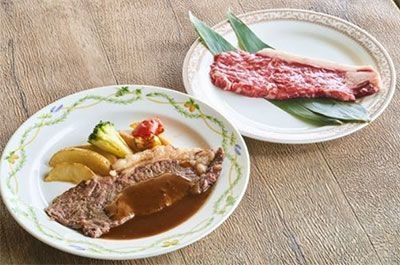 「国産　サーロインステーキ」