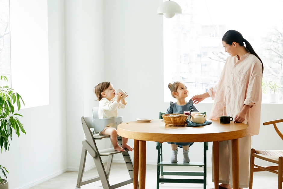 YIPPY COZY アーモンド+スターター・セット/グレー(左)・オリーブ(右)