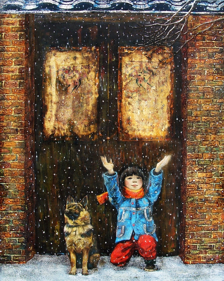 周楊　「雪が降ってきた」