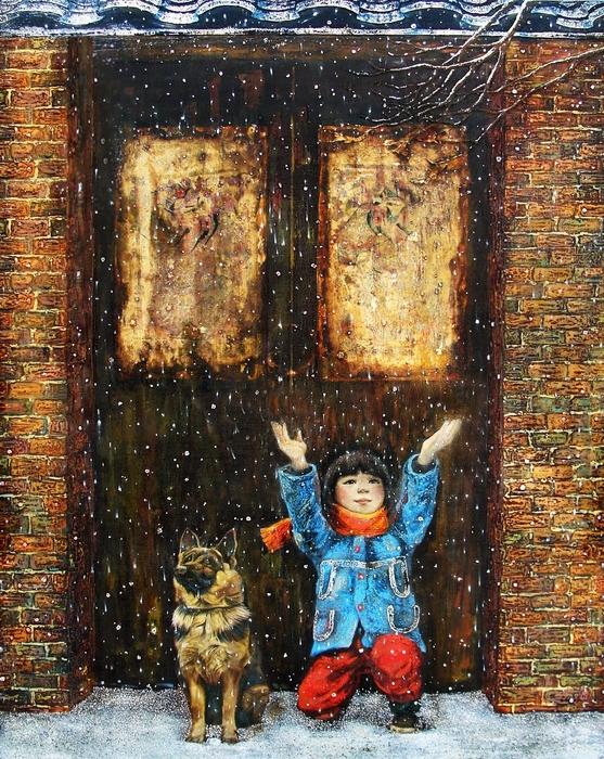 周楊 「雪が降ってきた」