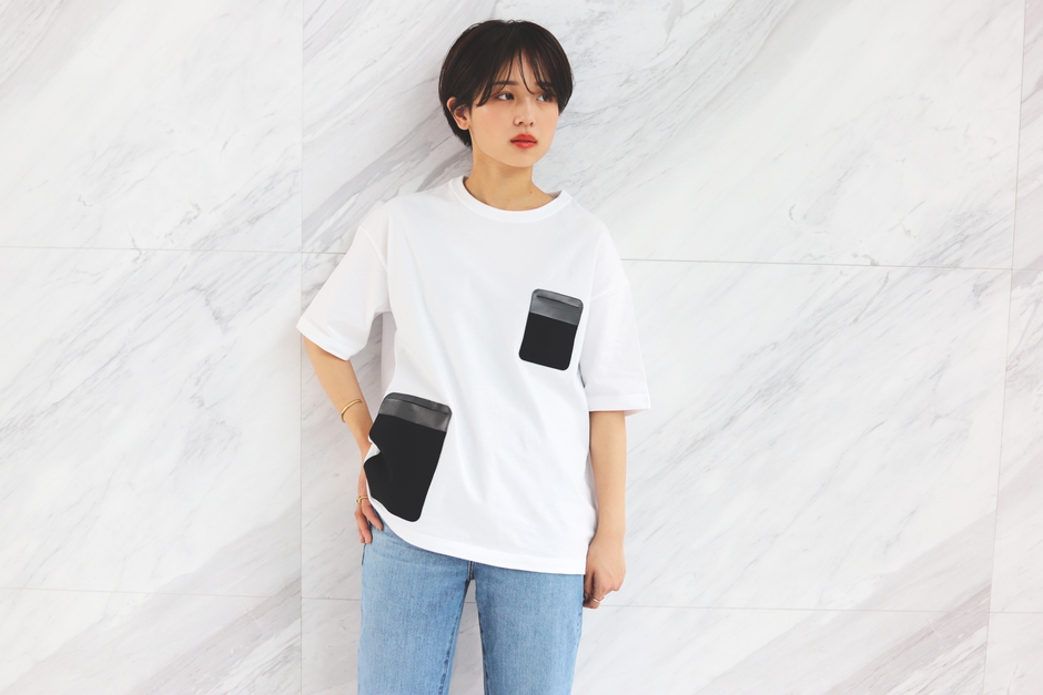 デザイン性でアレンジしても。ポケットの活用も人それぞれ。