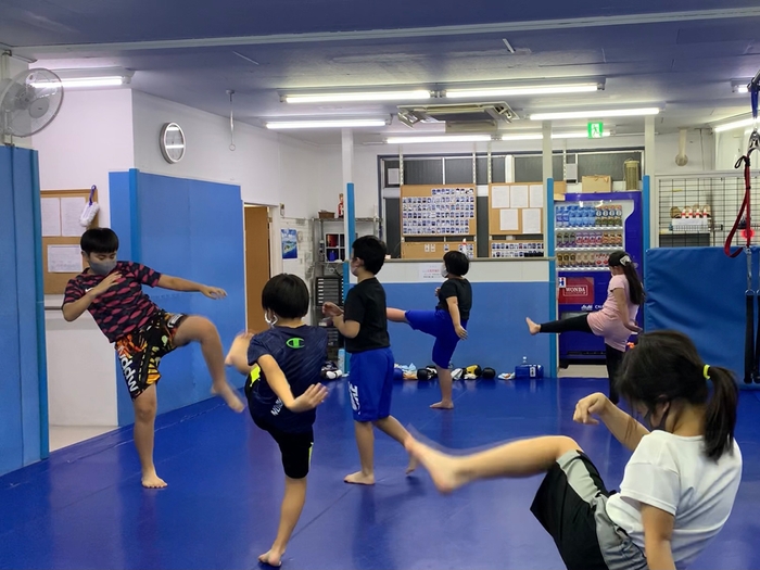 子どもたちのトレーニング風景