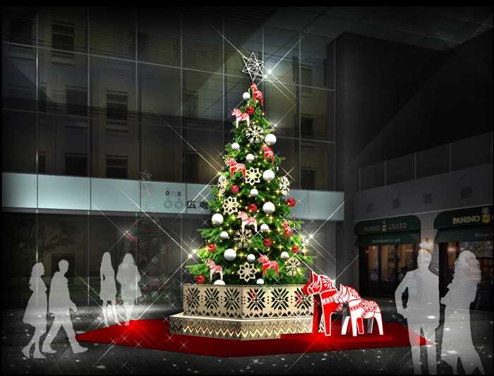 丸の内オアゾ「Lucky Horse Tree」