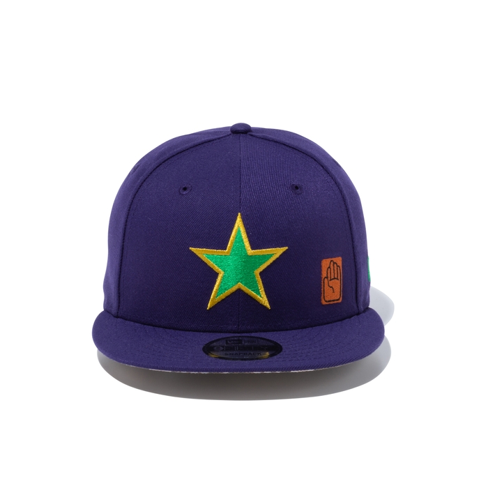 ジョジョの奇妙な冒険 ストーンオーシャン【NEW ERA】キャップ 9FIFTYモデル JOTARO PURPLE(2)