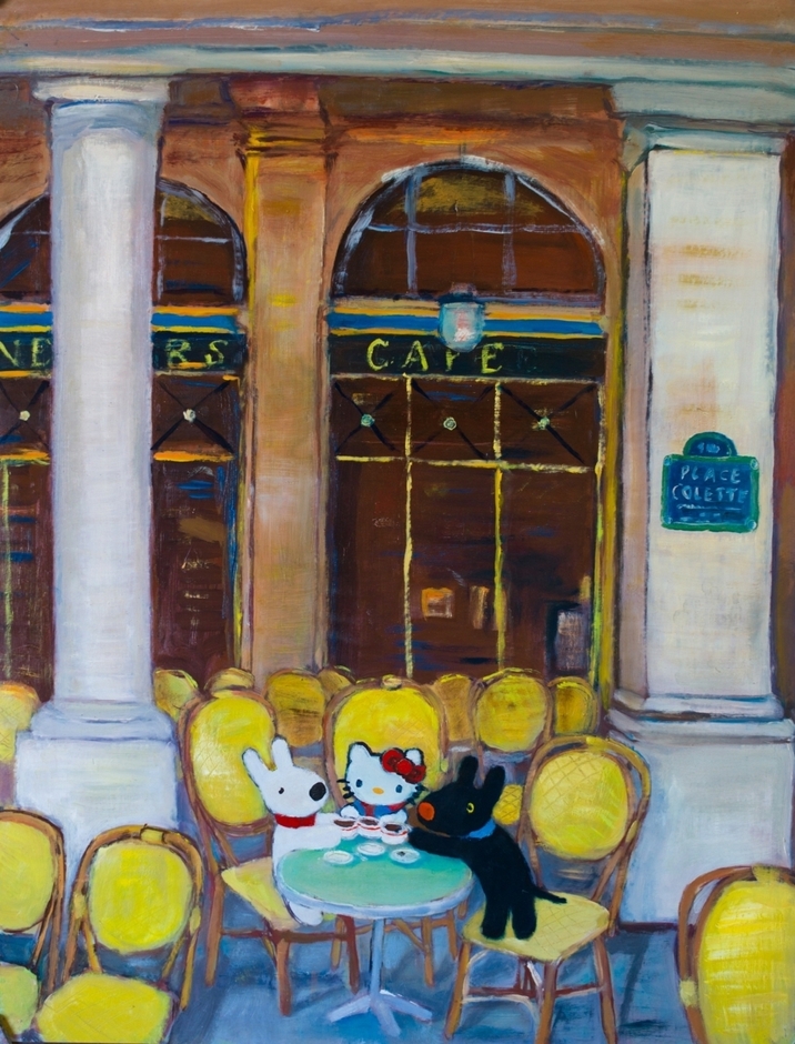 ホットチョコレートでカンパイ