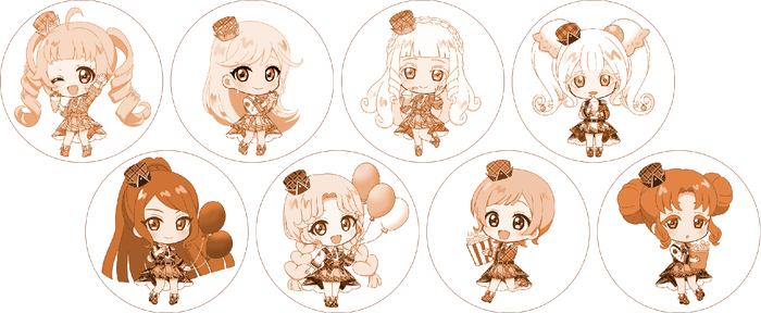 選べるキャラクターアートアイス（全8種）各900円