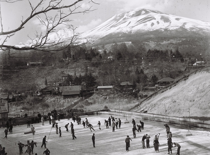 【星野エリア】ケラ池スケートリンク(星野リンク昭和26年頃)