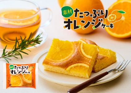 オレンジをたっぷり使用した爽やかな焼き菓子 「素材たっぷりオレンジケーキ」 中島大祥堂から3/2(月)に新発売！
