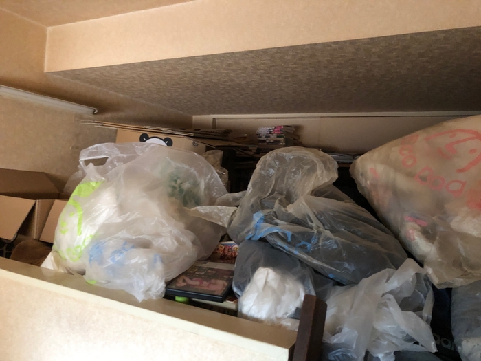ロフト部分の遺品整理