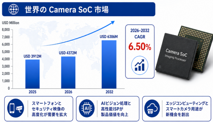 世界のシステムオンチップ（SoC）メーカー動向：売上、販売量、価格推移分析2026-2032