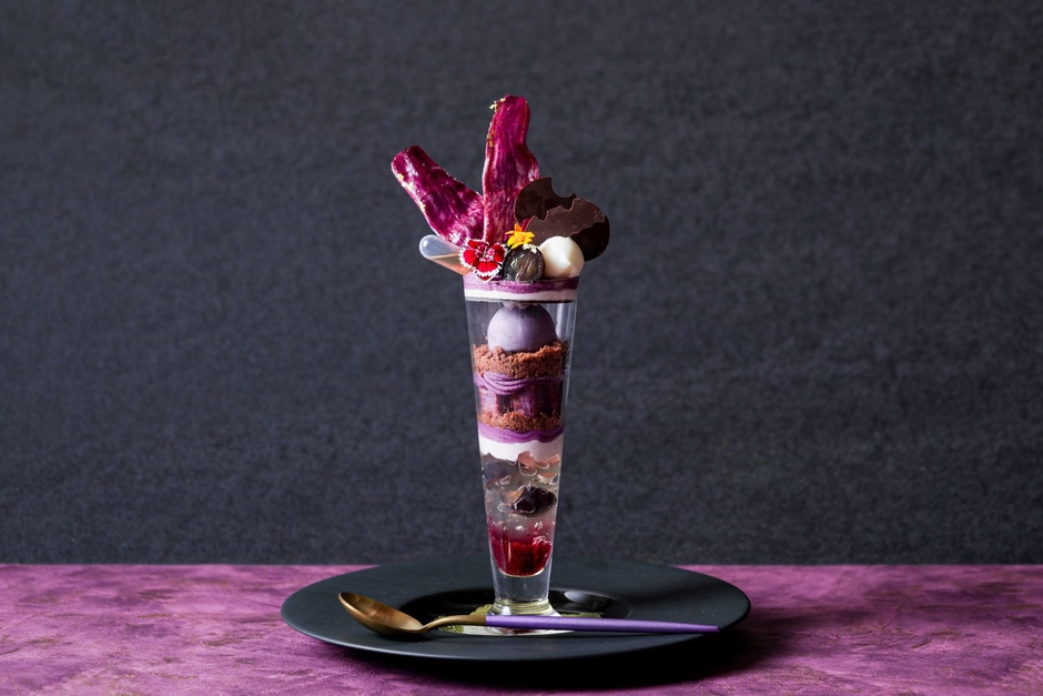 大人のご褒美パフェ~紫芋モンブラン~