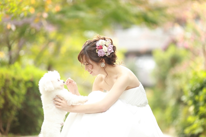 ペットとの撮影もOK!