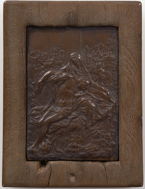 重要文化財 板踏絵 キリスト像(ピエタ) 江戸時代・17世紀 東京国立博物館蔵