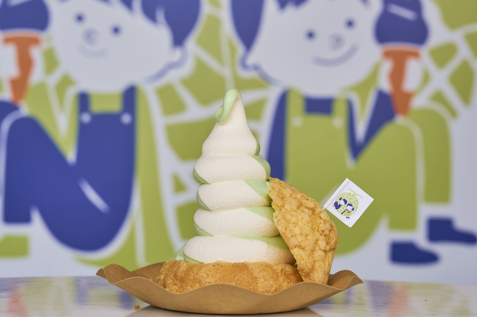 山の日メロンパンソフト