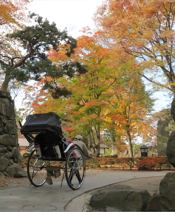 人力車でゆったりと情緒を満喫