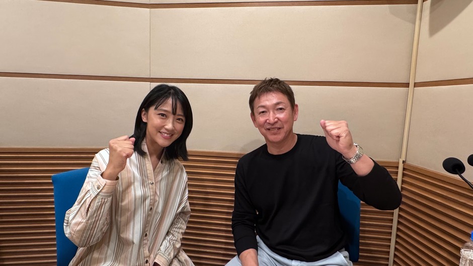立浪和義さんとMC竹内由恵さん