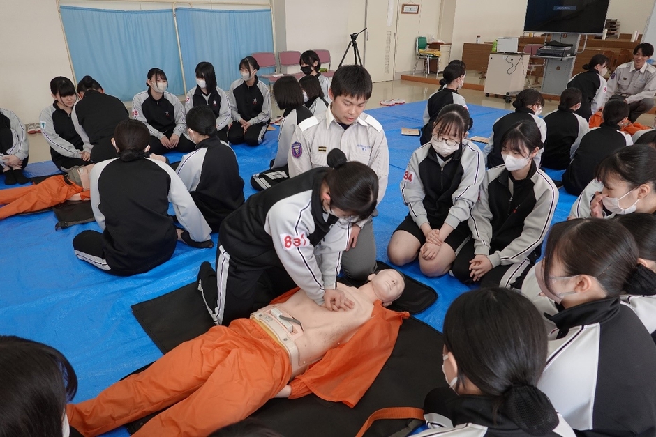 令和6年(2024年)の救命講習会の様子