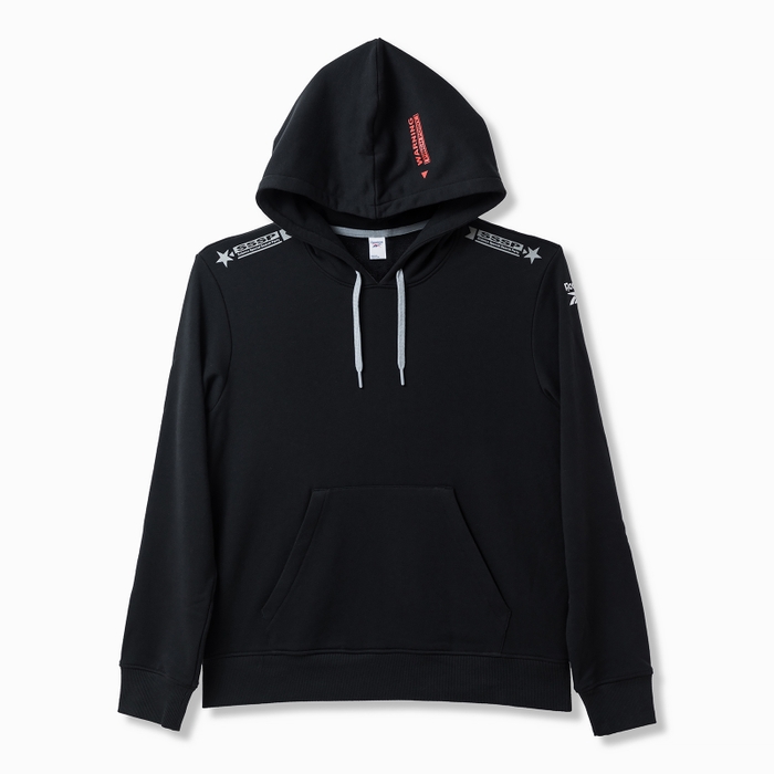 Reebok × ULTRAMAN HOODIE (黒/前面)