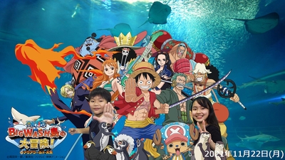 「ワンピース BIG WASH島の大冒険! IN アクアワールド・大洗」フォトスポット