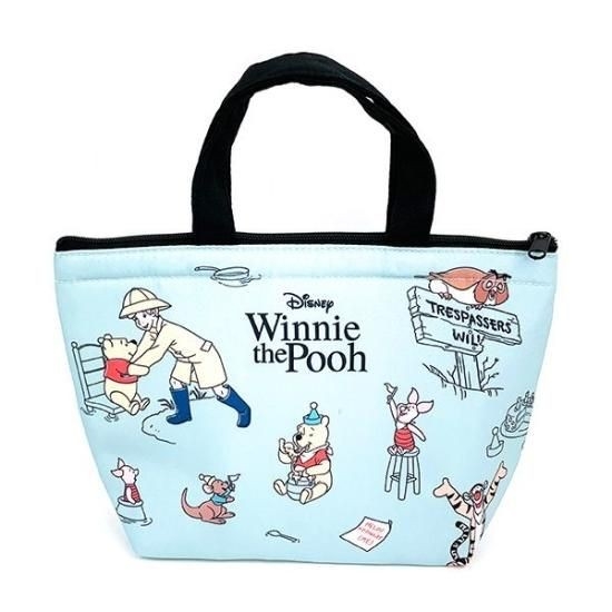 くまのプーさんのフェイスデザインのミニトート